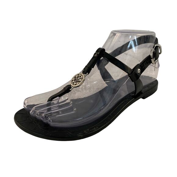 Coach Women's Pansy Thong Jelly Sandals Size 6 - Picture 1 of 7